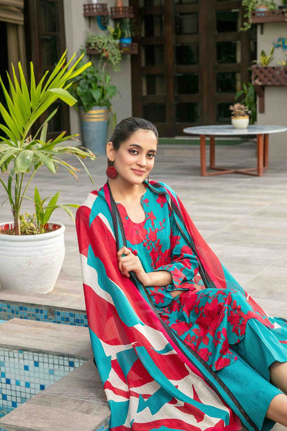 Zumra By Tawakkal 3 Piece D-1573 - Waheed Javaid Collections