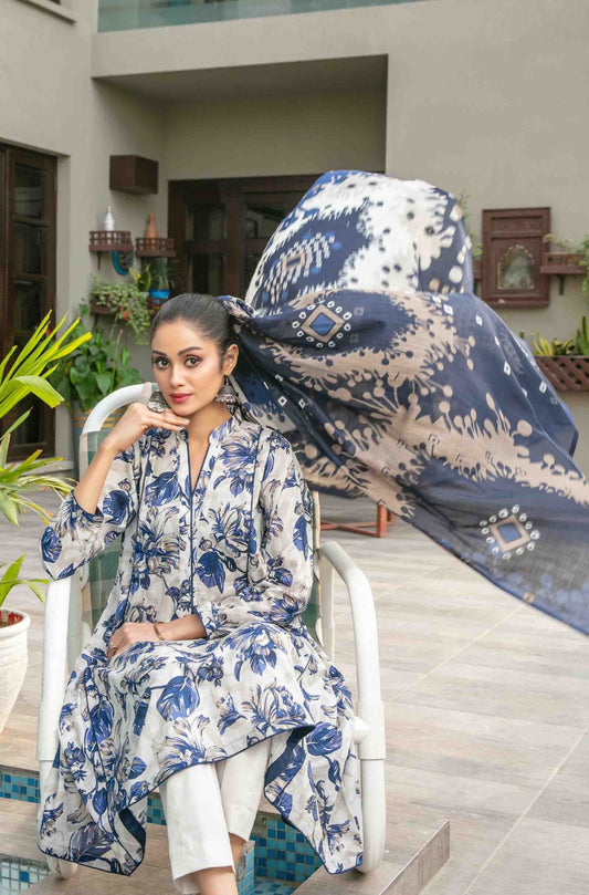 Zumra By Tawakkal 3 Piece D-1574 - Waheed Javaid Collections