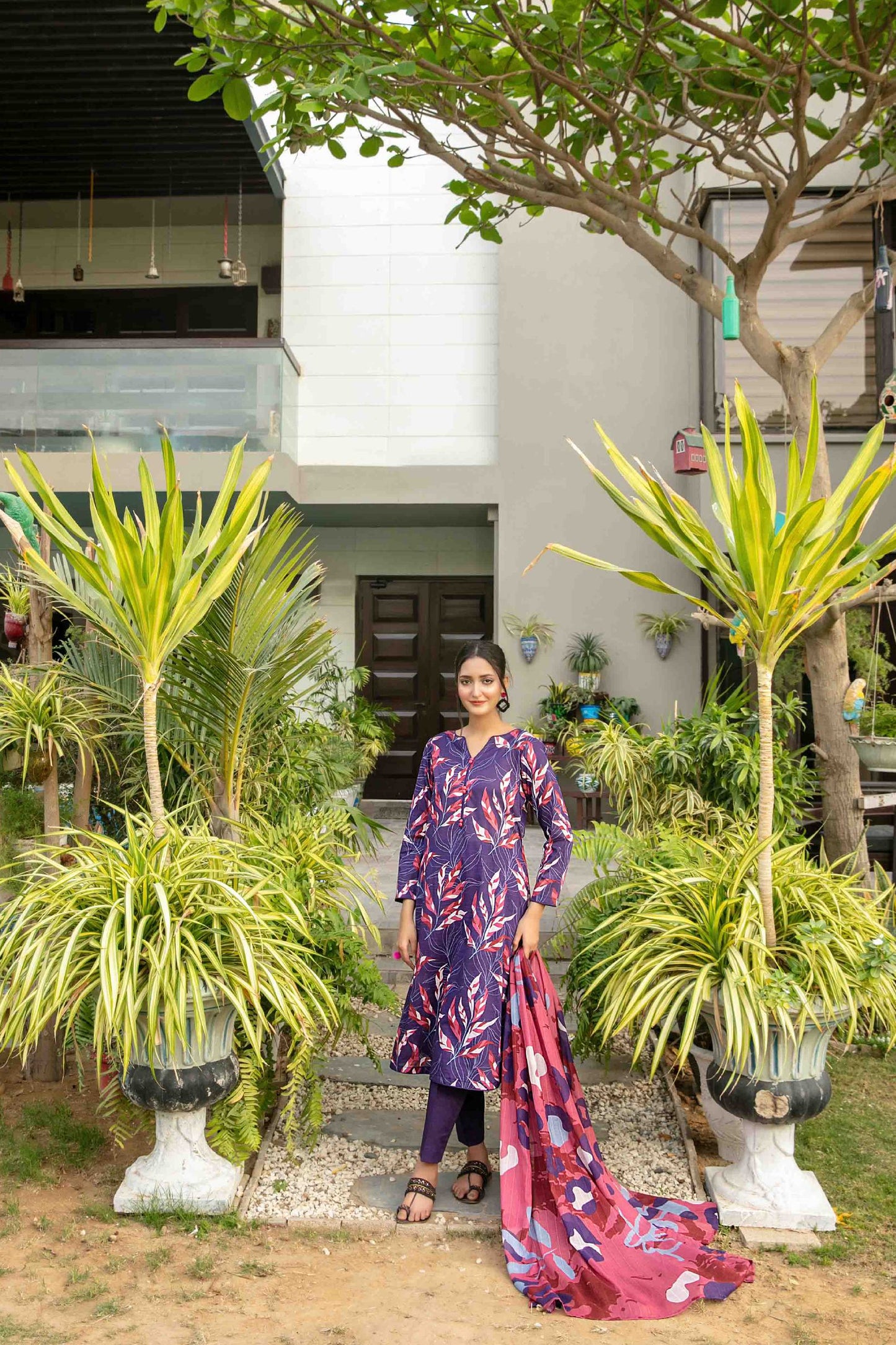 Zumra By Tawakkal 3 Piece D-1575 - Waheed Javaid Collections