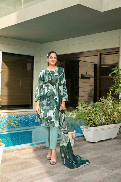 Zumra By Tawakkal 3 Piece D-1576 - Waheed Javaid Collections