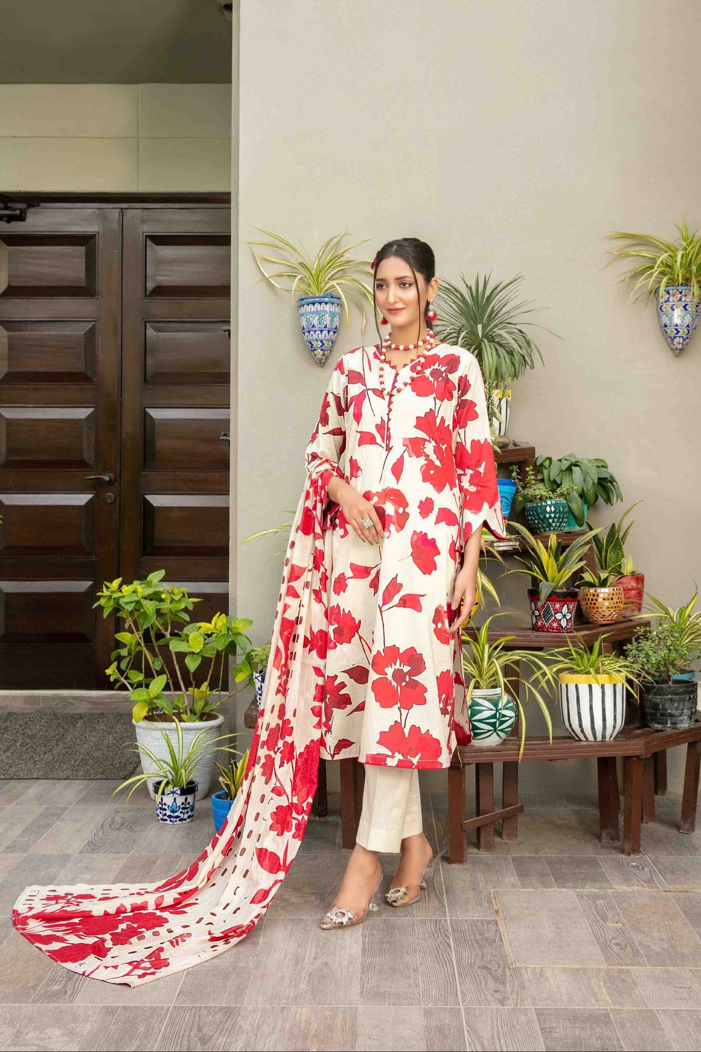 Zumra By Tawakkal 3 Piece D-1577 - Waheed Javaid Collections
