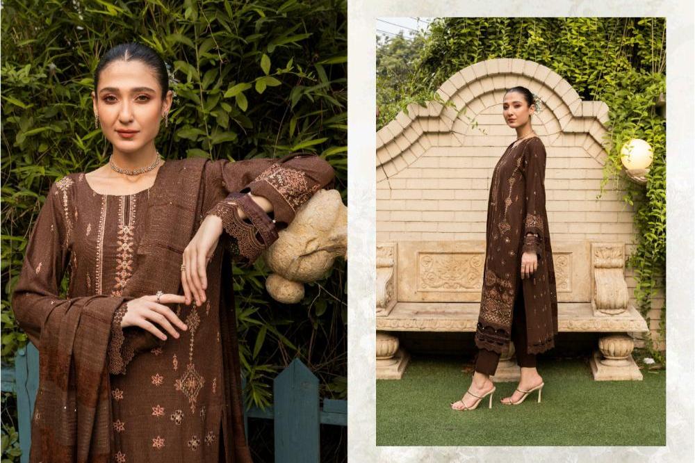 Husn E Jahan Peach Leather Mahay 04 - Waheed Javaid Collections