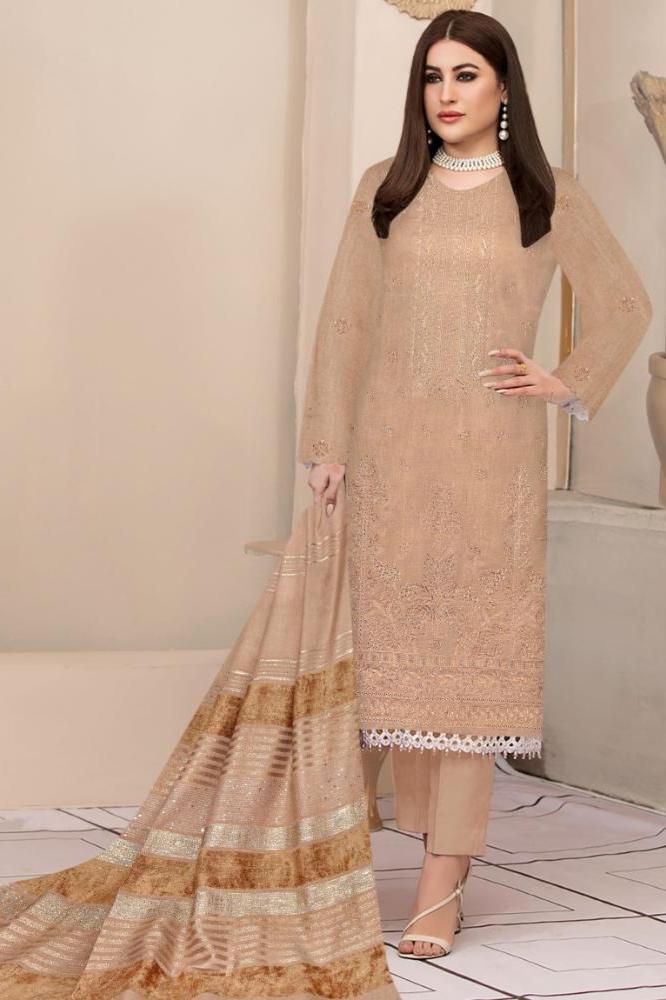 Ajwa Peach Leather Noor Fatima Vol-9 04 - Waheed Javaid Collections