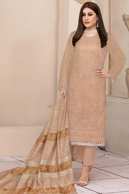 Ajwa Peach Leather Noor Fatima Vol-9 04 - Waheed Javaid Collections