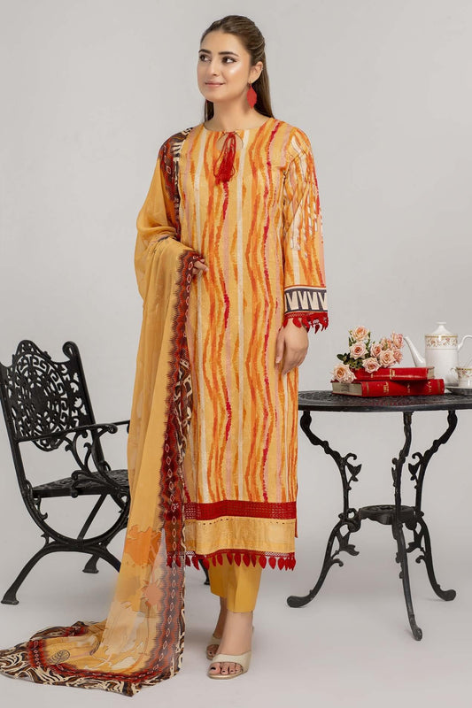 Saheliyaaan Lawn Chikenkari Chiffon Dupatta 008 - Waheed Javaid Collections