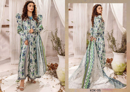 Koka Cotton CAMBRIC Doria 05 - Waheed Javaid Collections