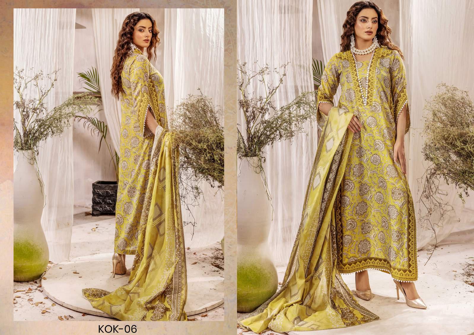 Koka Cotton CAMBRIC Doria 06 - Waheed Javaid Collections