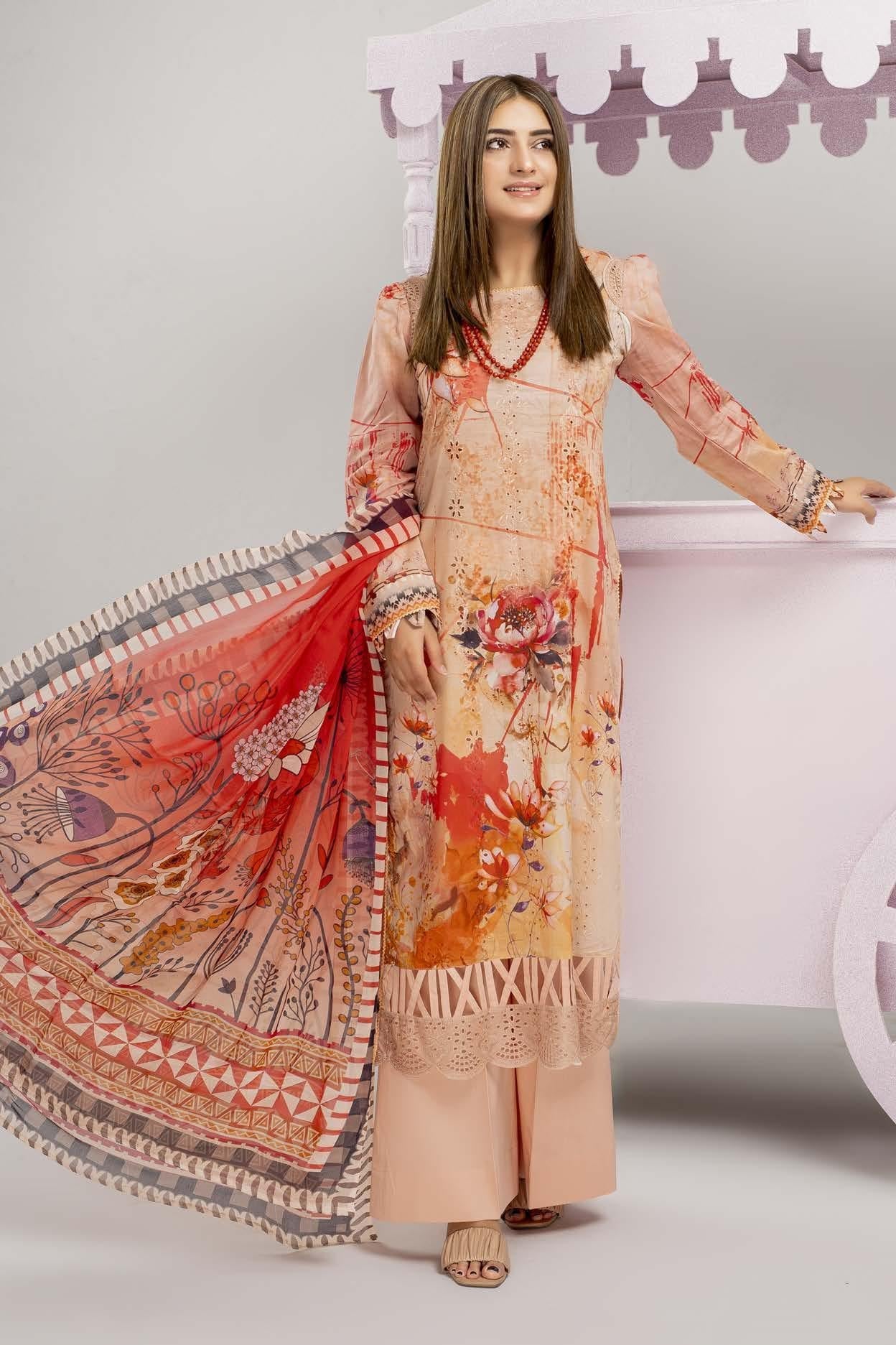 Saheliyaaan Lawn Chikenkari Chiffon Dupatta 002 - Waheed Javaid Collections