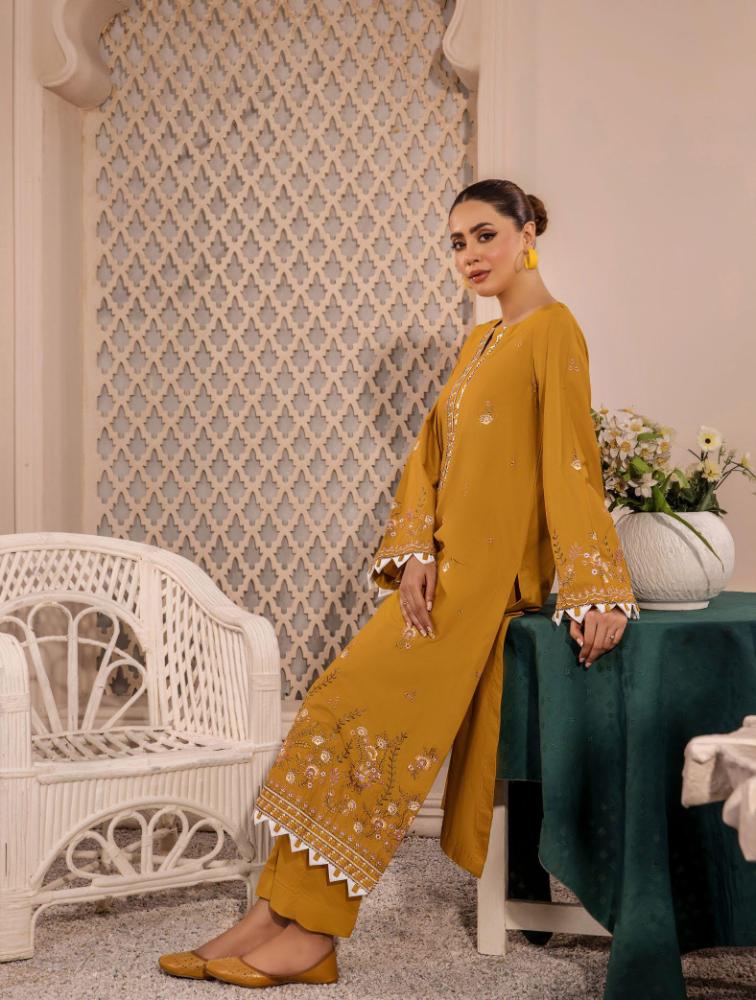 Zuri CAMBRIC Safwa 2pc 02 - Waheed Javaid Collections