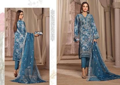 HANIA Organza Fatima Bano 03 - Waheed Javaid Collections