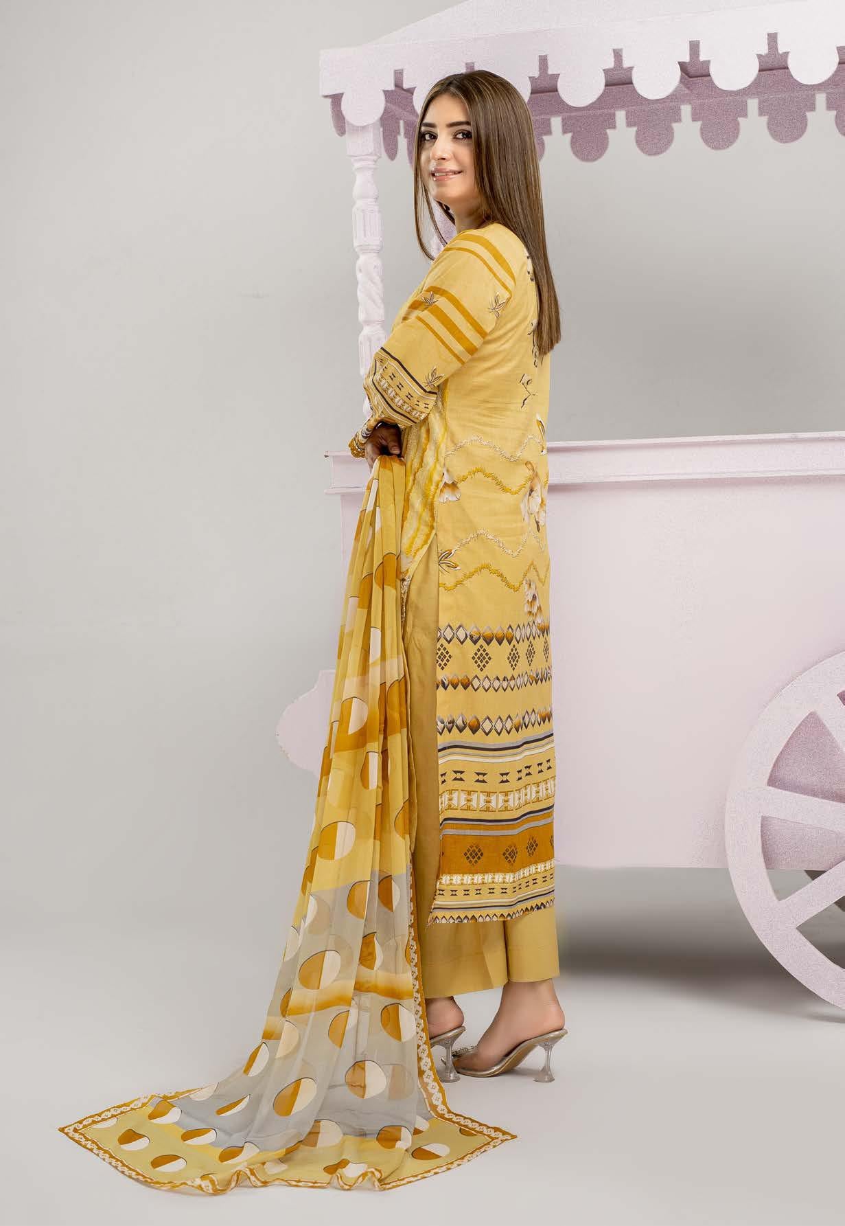 Saheliyaaan Lawn Chikenkari Chiffon Dupatta 004 - Waheed Javaid Collections