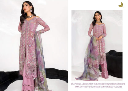 Rajkumari Organza Sania 02 - Waheed Javaid Collections